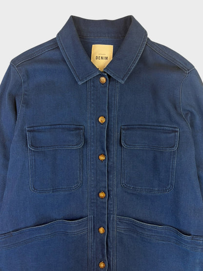 Sezane Will Denim Jacket, Size L