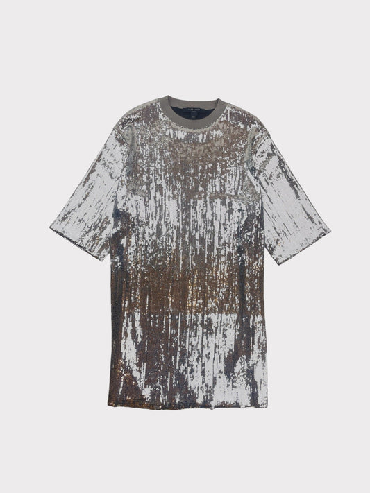 All Saints Sequin T Shirt Dress, Size S
