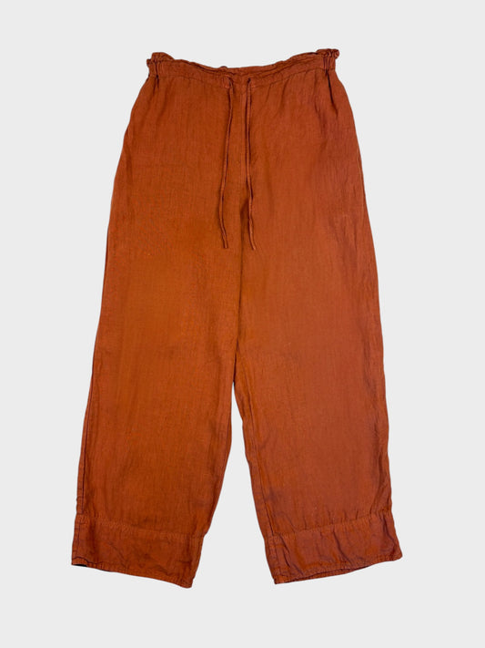 Toast Linen Trousers, Size M