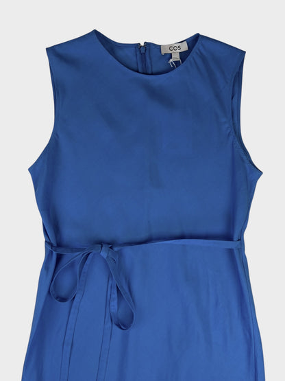 Cos Linen Blend Dress, Size 42, fits a Size 12