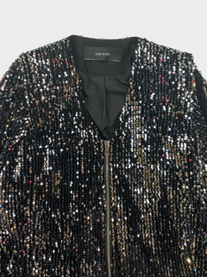 Zara Sequin Jacket, Size XS