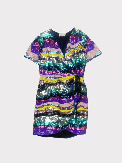 Dancing Leopard Dress, Size 10