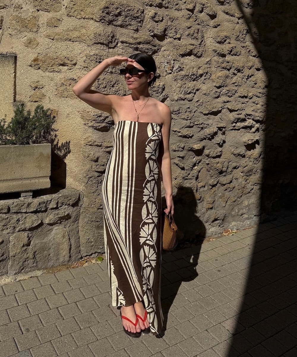 Soleil Soleil Linen Dress, Size 2