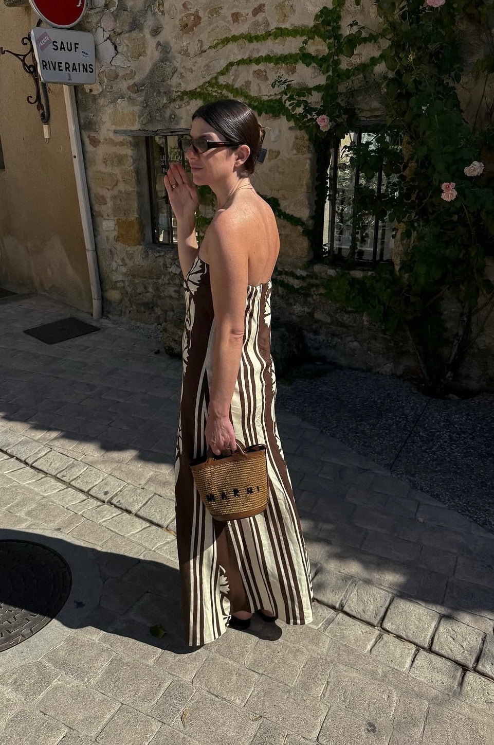 Soleil Soleil Linen Dress, Size 2