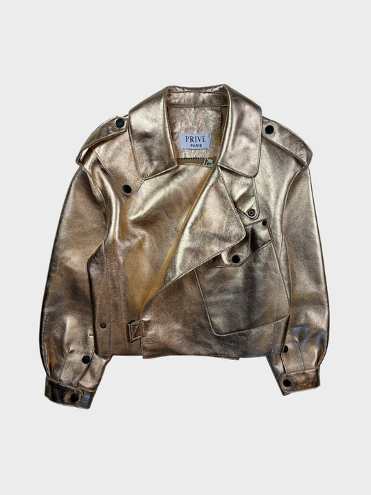 Prive Leather Jacket, Size L, BNWT