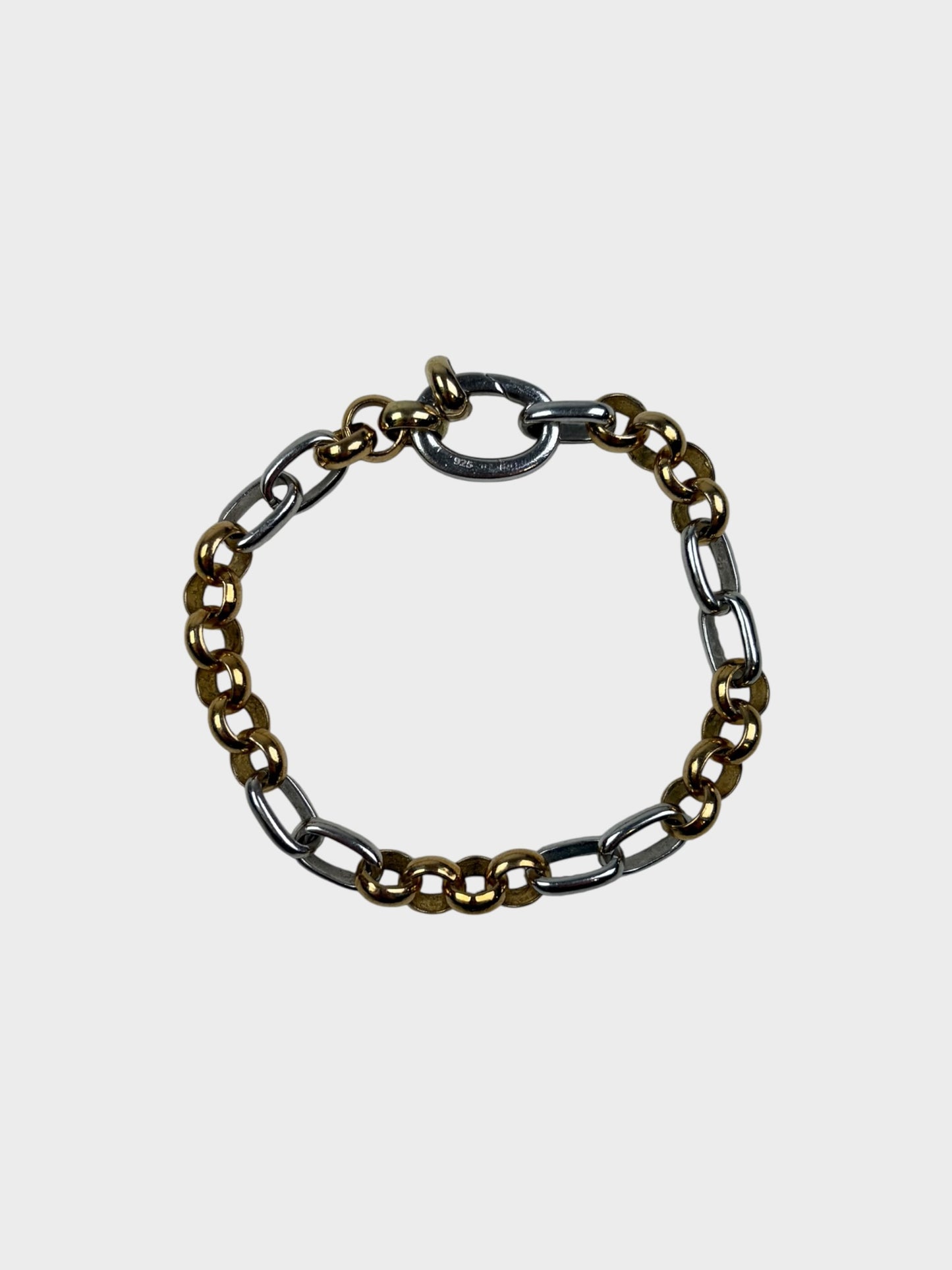 The 8th Jewellery Mixed Metal Bracelet