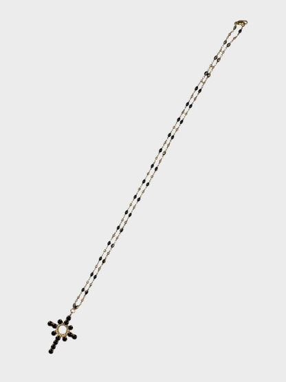 Beaded Cross Necklace