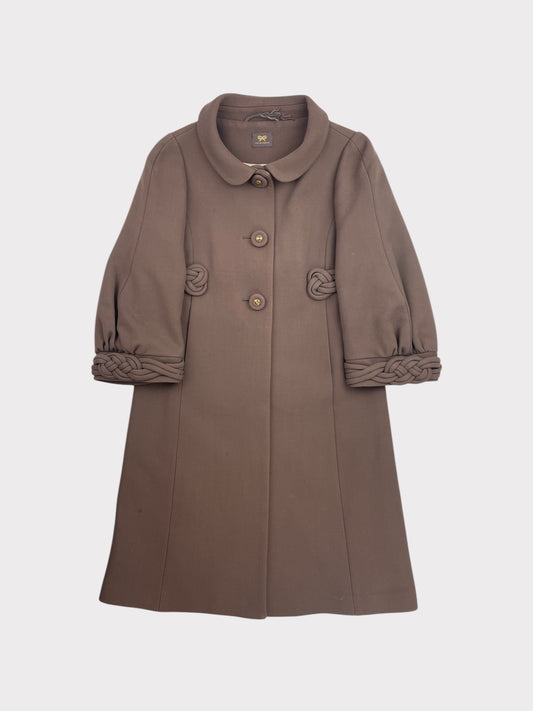 Anya Hindmarch Wool Coat, Size S, fits a size 8 fine