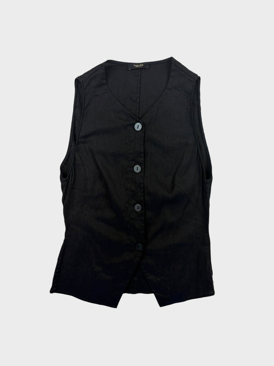 Massimo Dutti Linen Waistcoat, Size XS