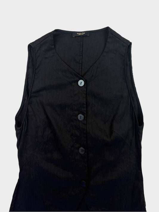 Massimo Dutti Linen Waistcoat, Size XS