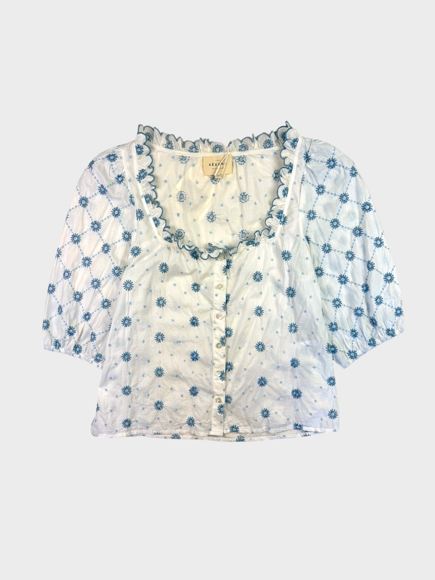 Sezane Blouse, Size 6, BNWT