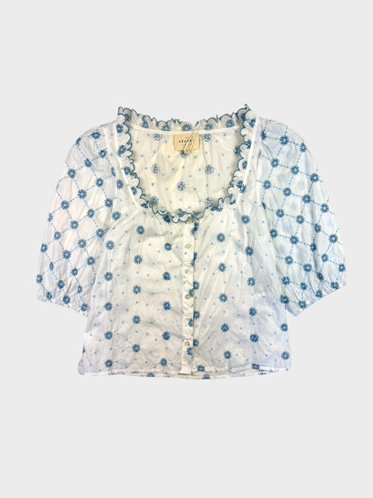 Sezane Blouse, Size 6, BNWT