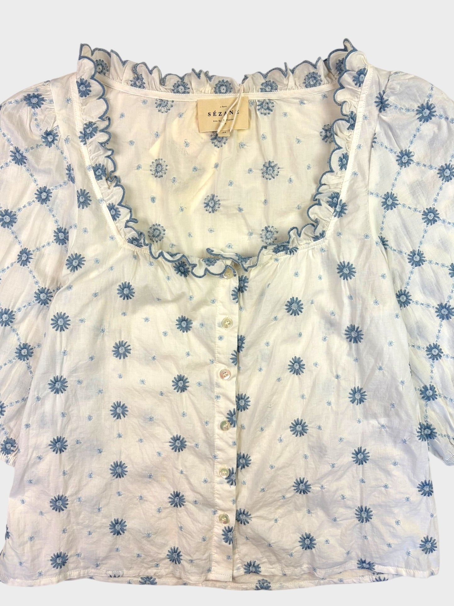 Sezane Blouse, Size 6, BNWT