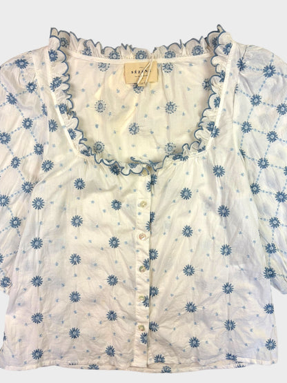 Sezane Blouse, Size 6, BNWT