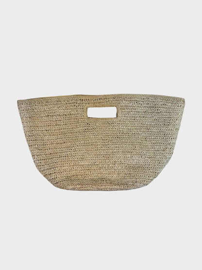 The White Company Raffia Bag