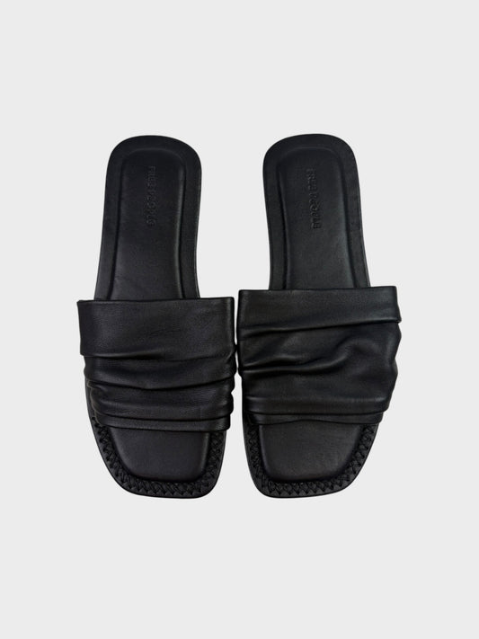 Free People Leather Sandals, Size UK 5
