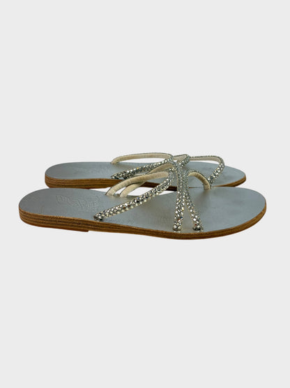 Ancient Greek Sandals Sandals, Size 38