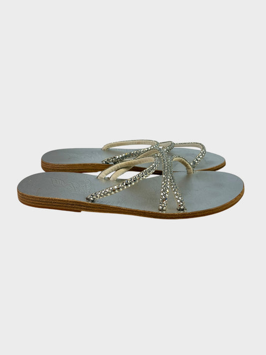 Ancient Greek Sandals Sandals, Size 38