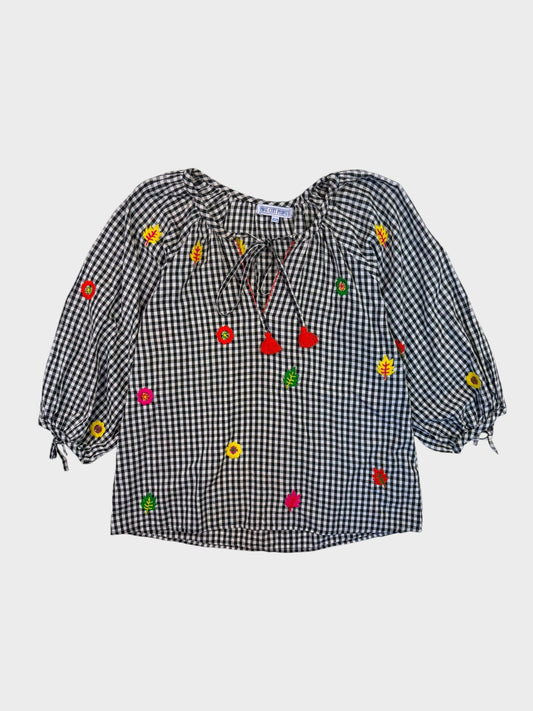 Pink City Prints Top, Size XS/S