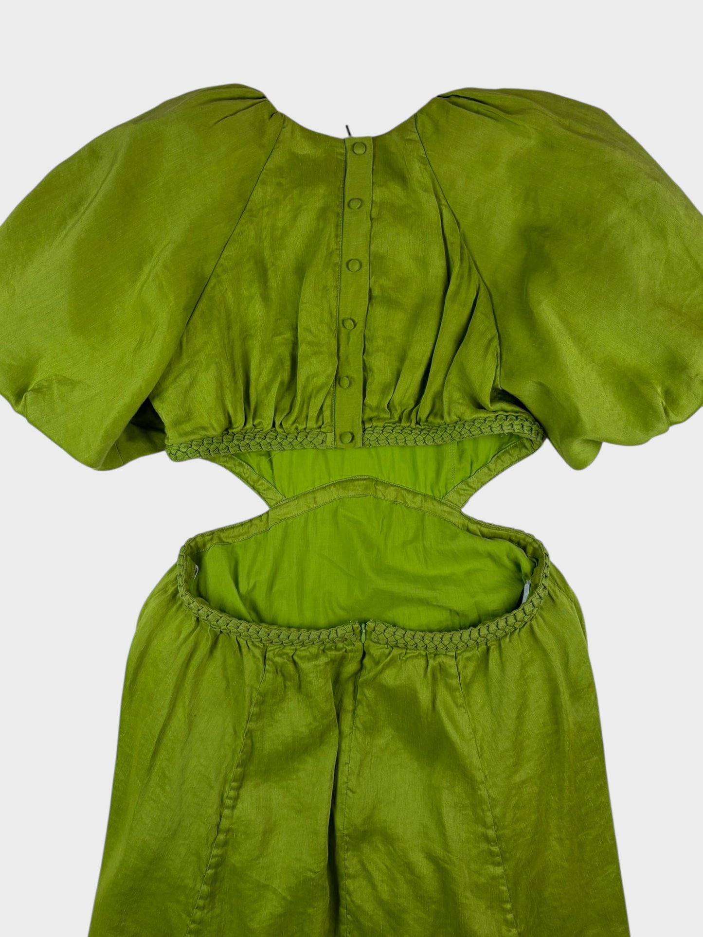 Aje Linen Dress, Size 16