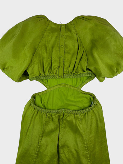 Aje Linen Dress, Size 16
