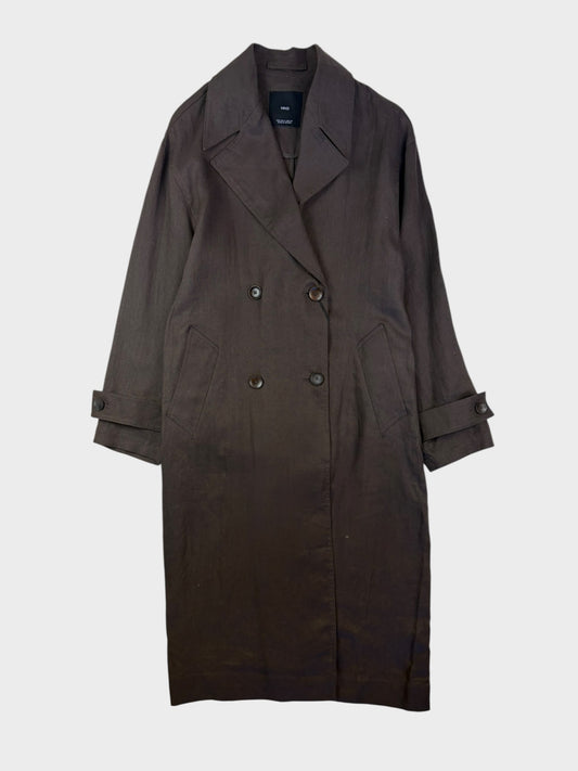 Mango Linen Trench Coat, Size S, BNWT