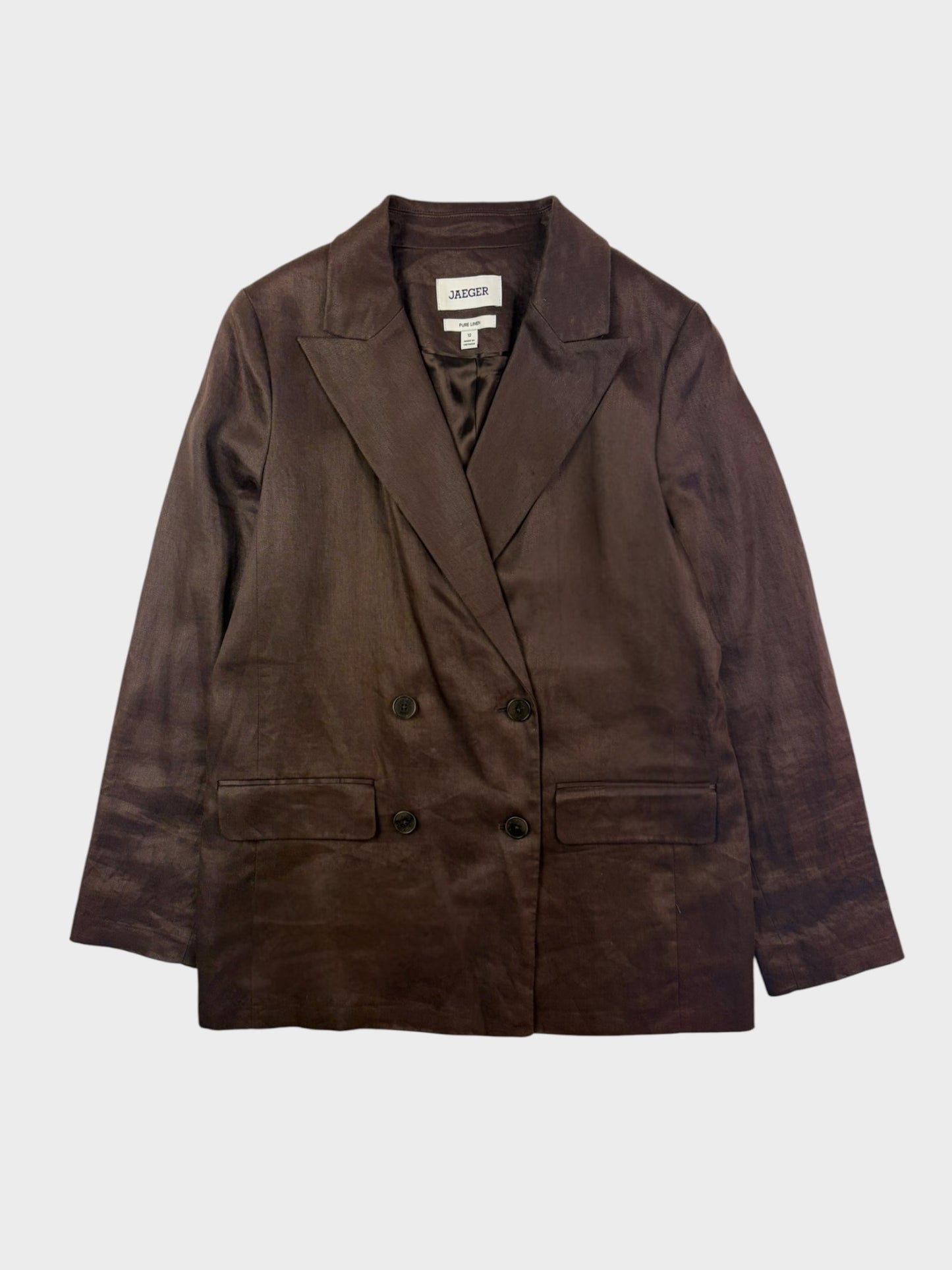 Jaeger Linen Blazer, Size 12