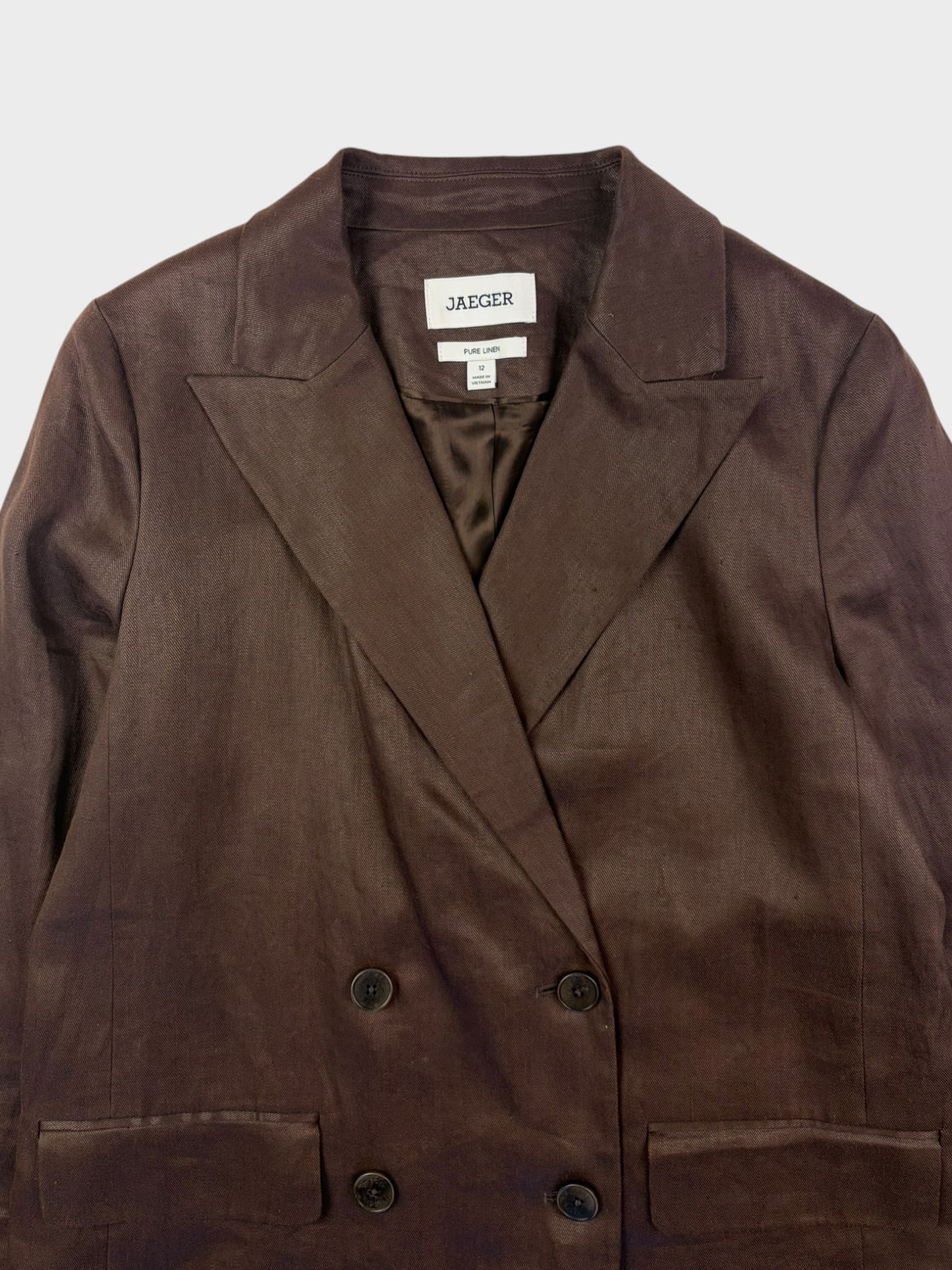 Jaeger Linen Blazer, Size 12