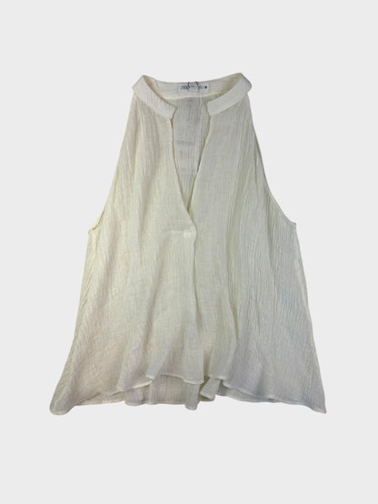 Zara Linen Top, Size XS, BNWT
