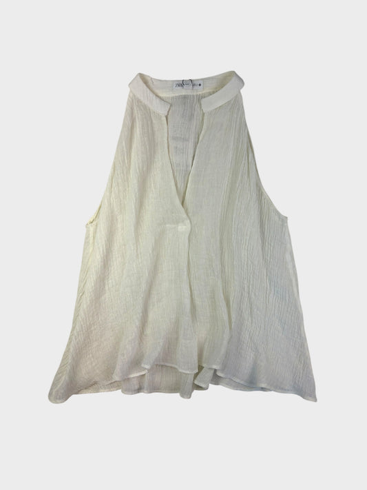 Zara Linen Top, Size XS, BNWT
