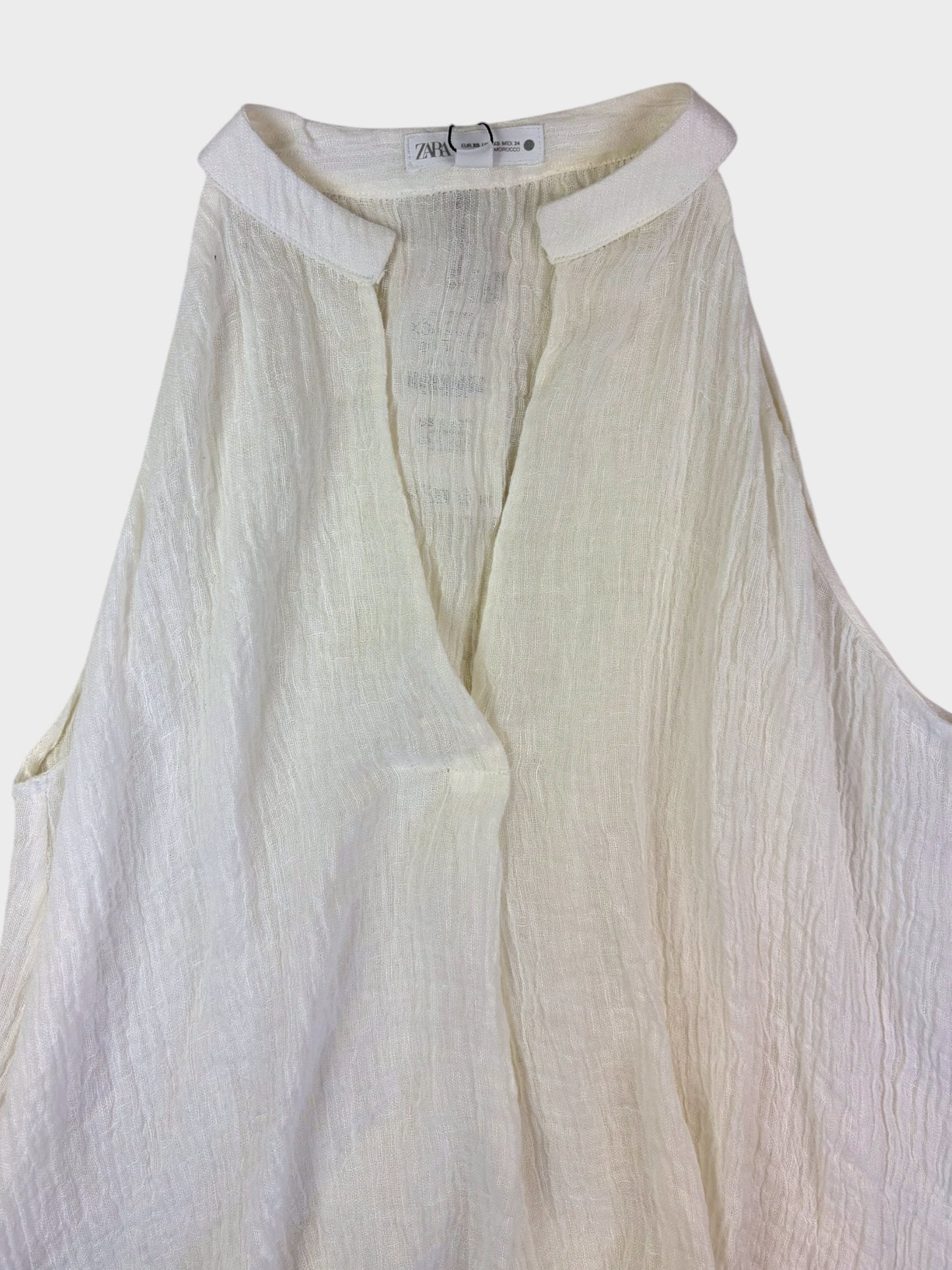 Zara Linen Top, Size XS, BNWT