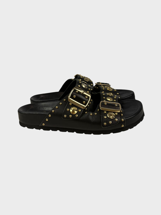 Maje Slide Sandals, Size 36