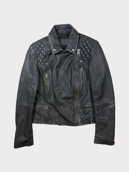 All Saints Leather Jacket, Size 10