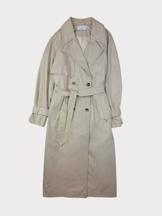 Asos Design Trench Coat, Size 10 Tall