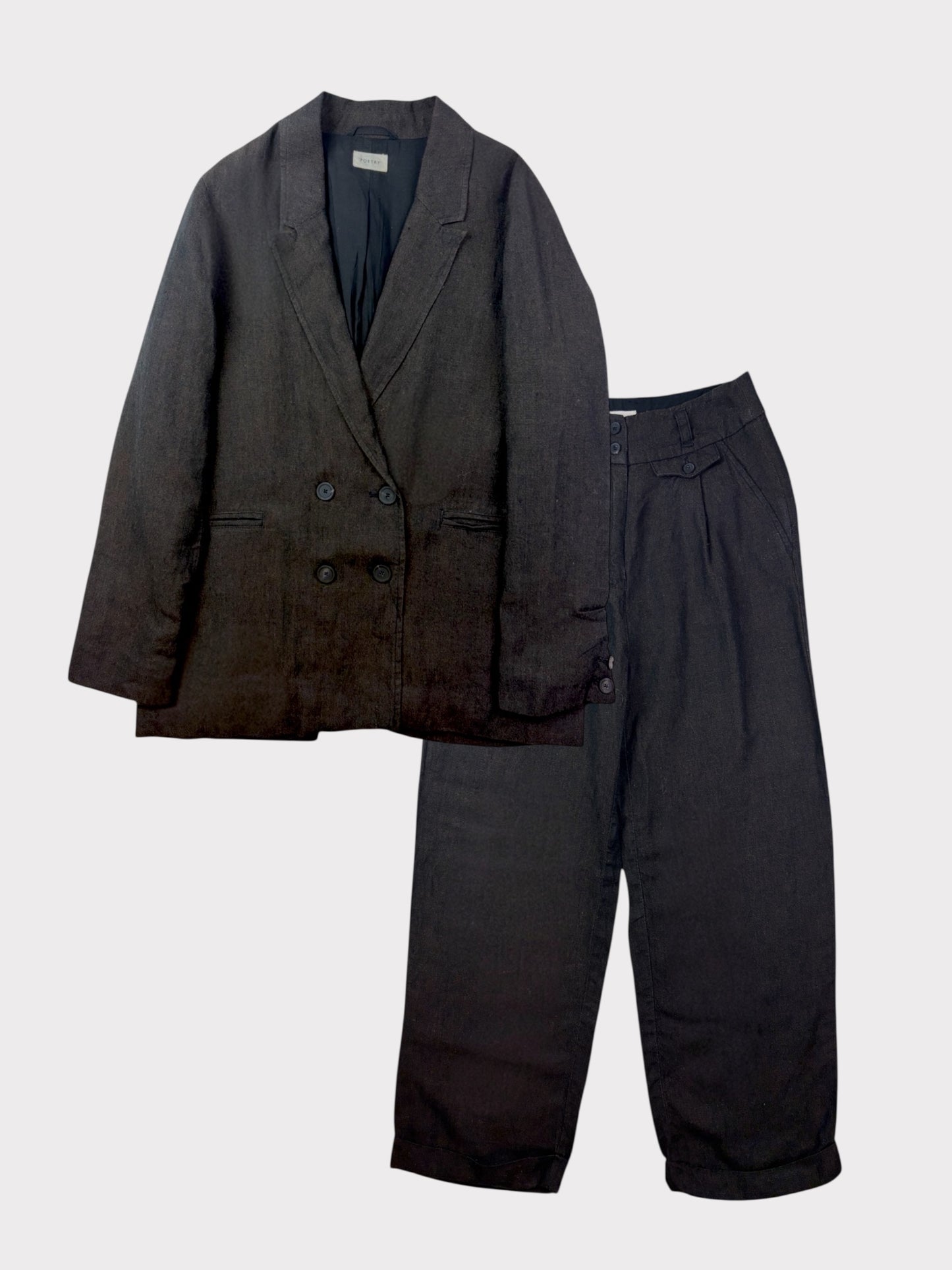 Poetry Linen Co-ord, Size 12 Jacket, Size 8 Trousers