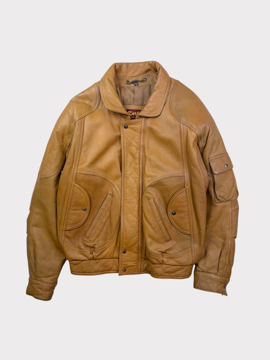 Vintage Kartel Leather Jacket, Size S, Fits a Size 8/10