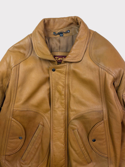 Vintage Kartel Leather Jacket, Size S, Fits a Size 8/10
