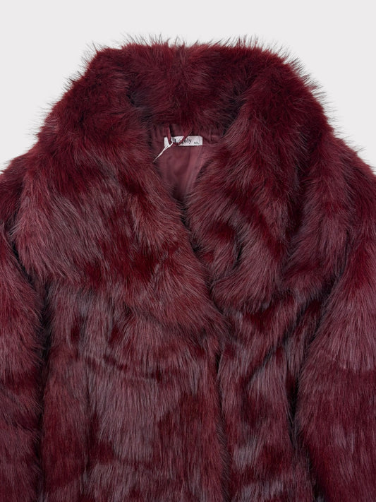 Lajoly Faux Fur Coat, Size M/L, BNWT