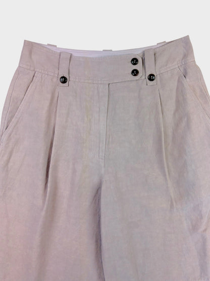 Poetry Silk/Linen Blend Bermuda Shorts, Size 10, BNWT