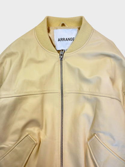 Arrange Leather Jacket, Fits a overszied 10 or a size 12 or 14 fine