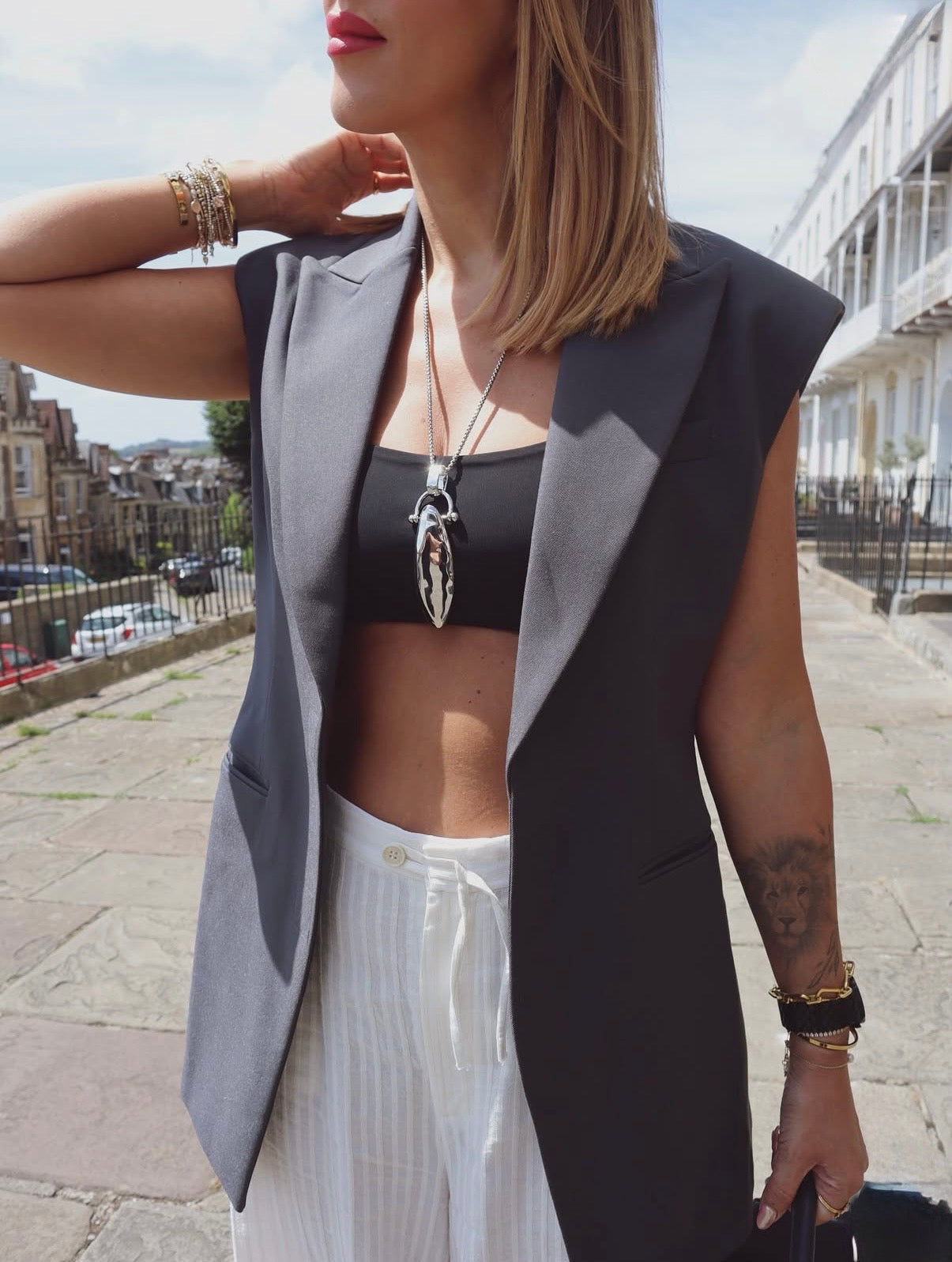 Urban Revivo Waistcoat, Size M, BNWT