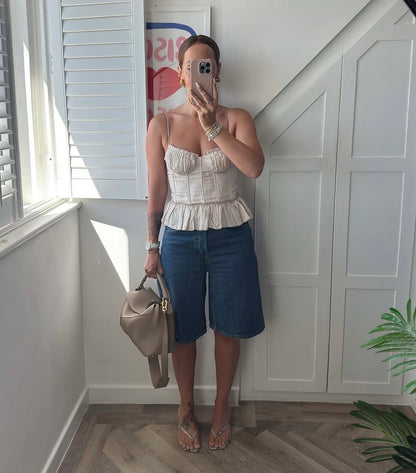 Cos Denim Shorts, Size 26
