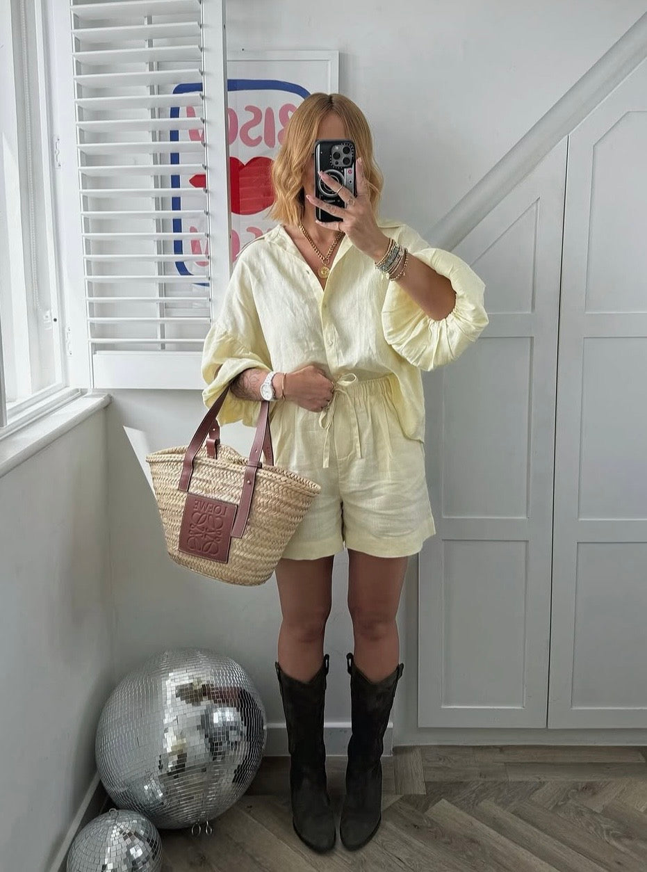 Mint Velvet Linen Co-ord, Fits a size 10