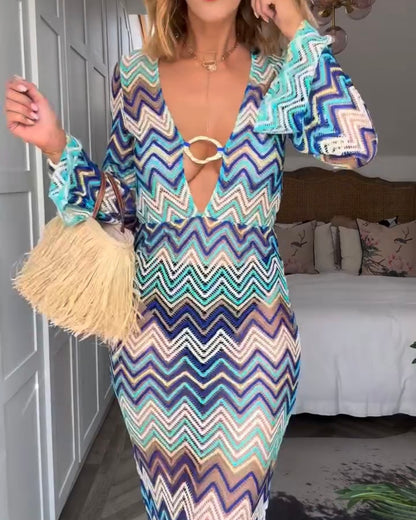 South Beach x Misha Grimes Crochet Dress, Fits a Size 8 or 10