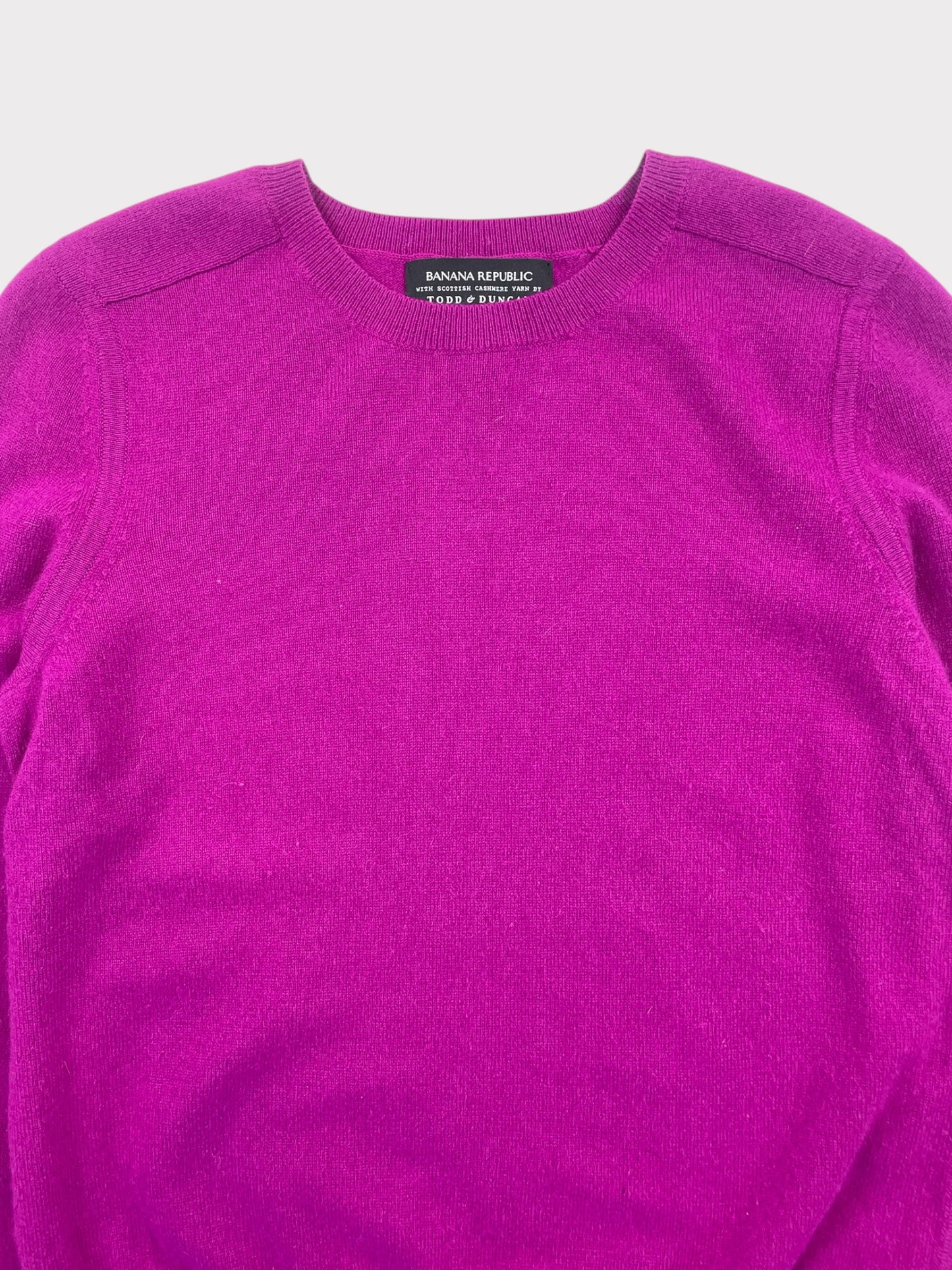 Banana Republic X Todd & Duncan Cashmere Jumper, Size M, fits a Size 8
