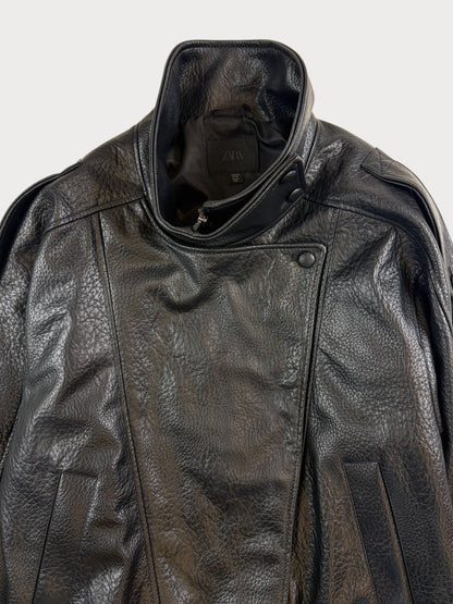 Zara Faux Leather Jacket, Size M