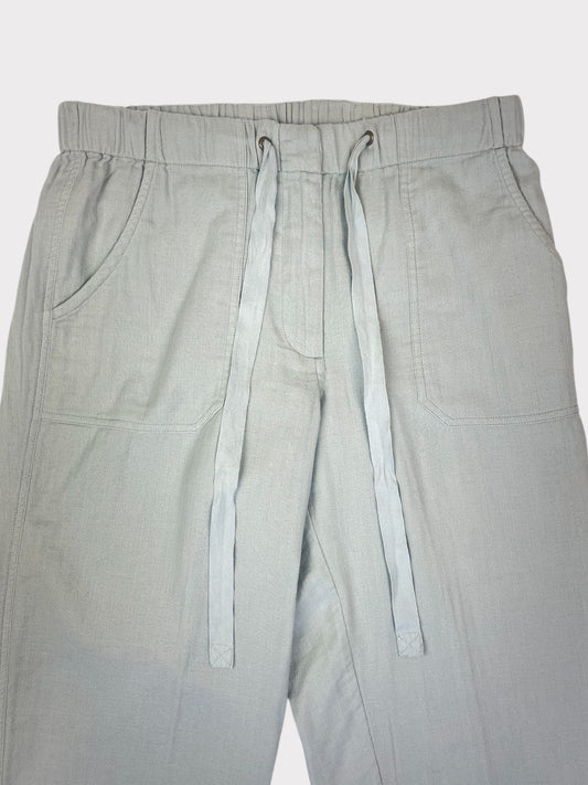 The White Company White Label Cotton Trousers, Size 8