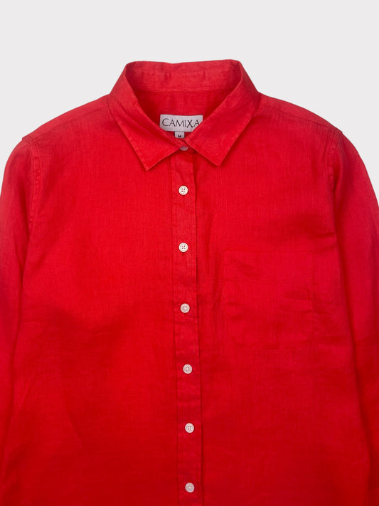 Camixa Linen Shirt, Size M