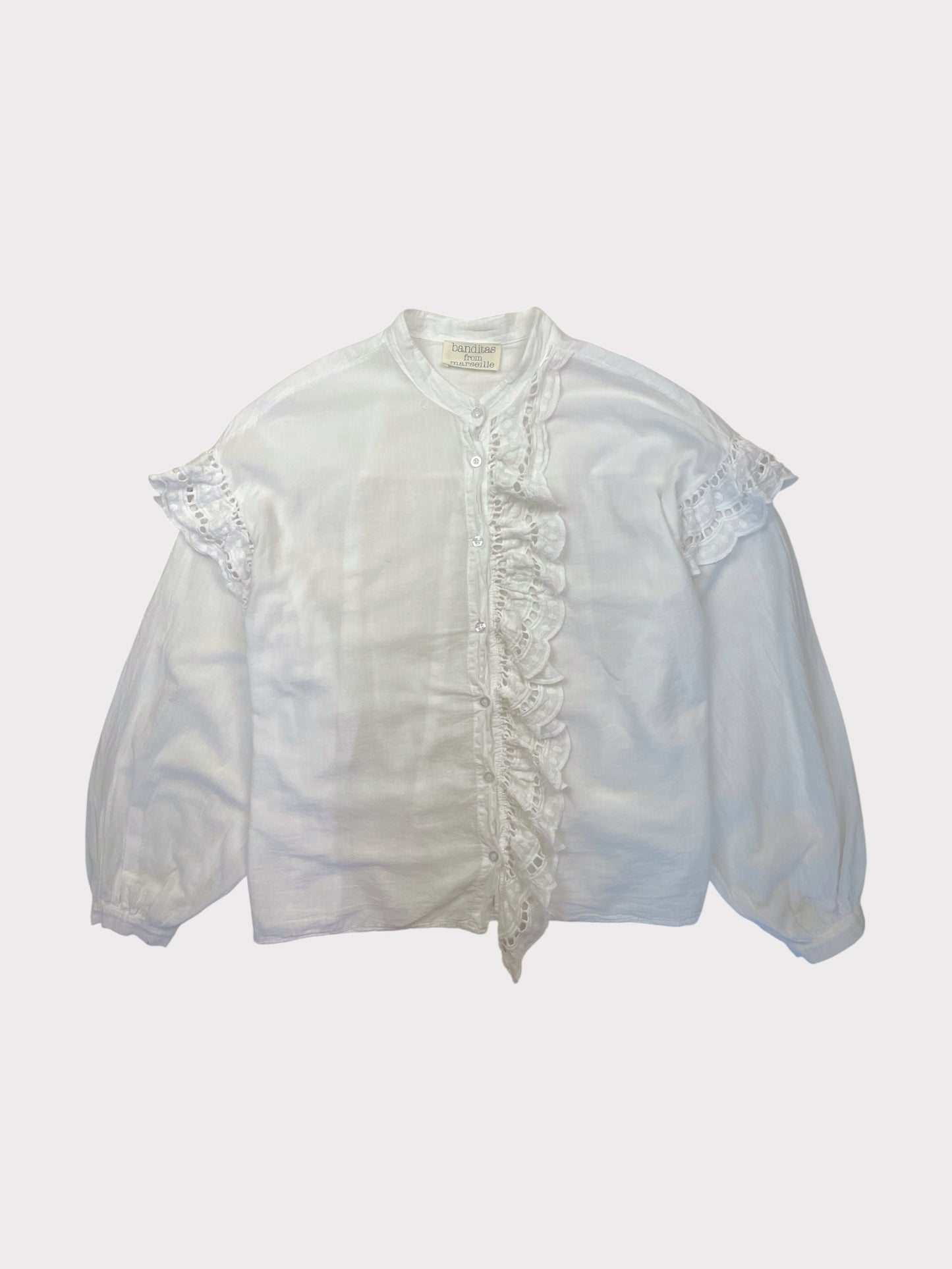Banditas From Marseille Blouse, One Size, fits a size 10 or 12