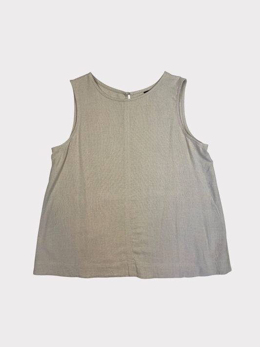 Saint + Sofia Linen Blend Top, Size 10